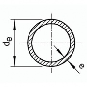 Труба э/с 32х1.5, матовая